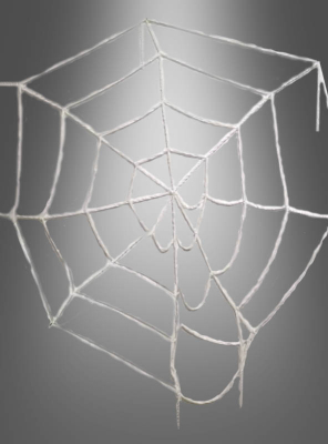 Giant white UV Cobweb 300cm 
