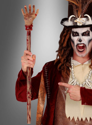 Staff with bloody Hand 70cm 