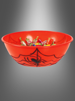 Halloween Bowl Spider Motif 27cm 