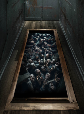 Zombie floor stickers Halloween decoration 