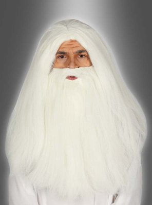 Merlin Wig and Beard set 