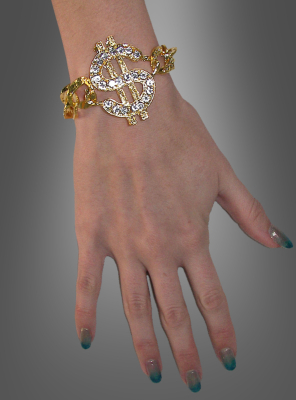 Pimp Armband mit Dollarzeichen 