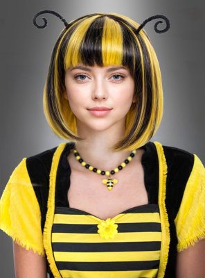 Bee Wig black yellow 
