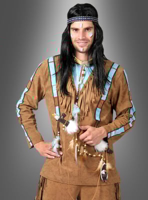 Herren Kostüm Indianer Indianerkostüm Karneval Fasching WIL
