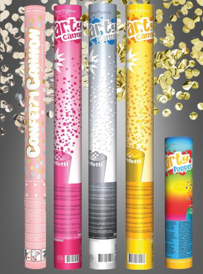 Confetti Canon different colours 
