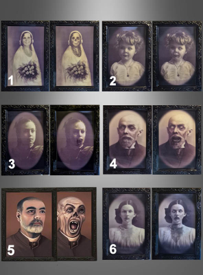 Scary Halloween Picture Lenticular Hologram 