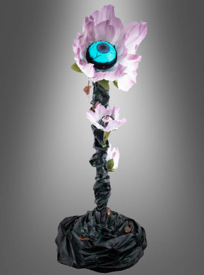 Animierte Blume mit Augen 180cm Deko 