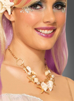 Halskette Muscheln Meerjungfrau 