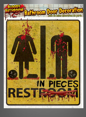 Horror Badezimmer Deko