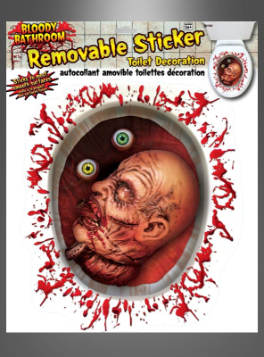 Horror Toilet Sticker 