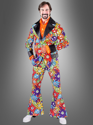 Multicolor Suit for Men 70s Smile 