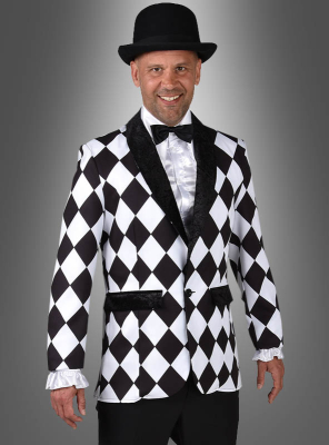 Jacket black and white checkered 