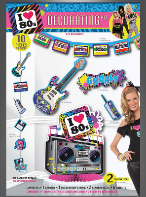 80er Jahre Deko Set 10 Teile 