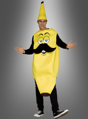 Herren Kostüm Banane Bananenkostüm Karneval Fasching WIL 