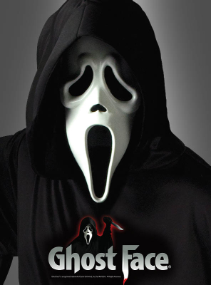 Ghost Face Mask Classic with Hood 