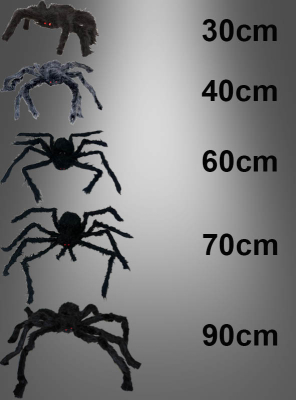 Spinne 30-90cm Halloween Deko 