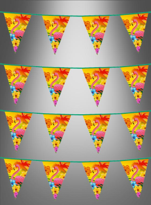 Summer party pennant chain 6 m 