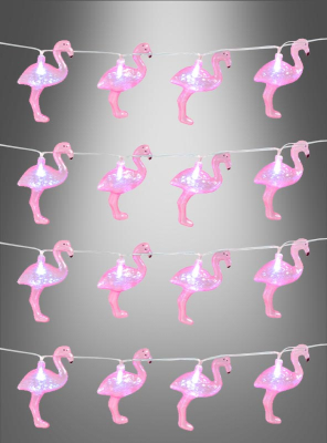 Fairy lights flamingo summer party 140cm 