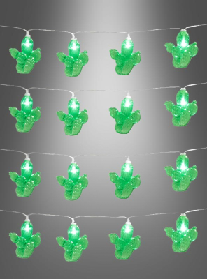 LED Light Chain Cactus 140cm 