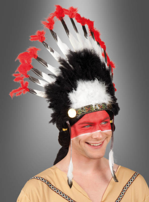 Federschmuck Indianer Häuptling 