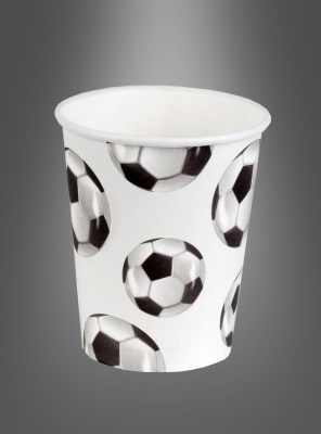 Paper cups soccer 210ml 10pcs. 