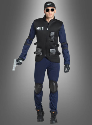 SWAT Agent Kostüm Herren 