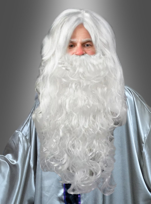 White Wig with Beard 