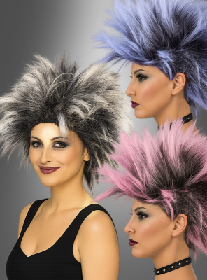 Punkerin Perücke Igelfrisur 