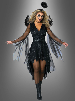 Shimmering Dark Angel Costume Adult 