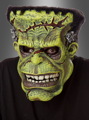 Eine Halloween Maske mit Gruselgarantie. Horror Kürbis Maske aus Latex