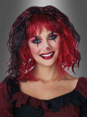 Wig Pilotta with shimmering Highlights black-red 