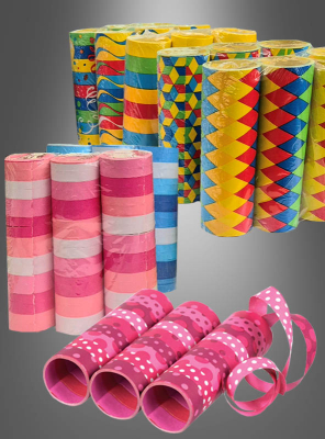 Party Air Streamers colorful Pack of 3 
