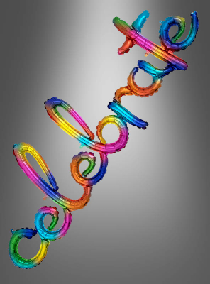 Celebrate Phrase Foil Balloon 149 x 50 cm 