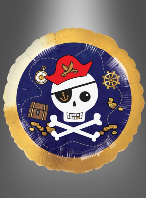 Folienballon Pirat Totenkopf 43 cm 