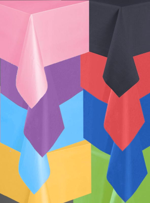 Farbige Tischdecken aus Papier 137x274cm 