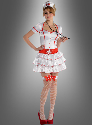 Krankenschwester Kostüm Ärztin Schwesternkostüm Damen Krankenpflegerin Outfit 