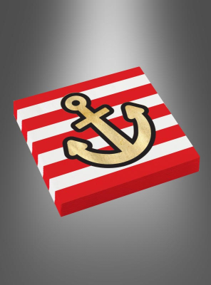 Striped Napkins Pirate Party 16 Pieces 