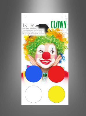 Clown Aqua Make Up Set 