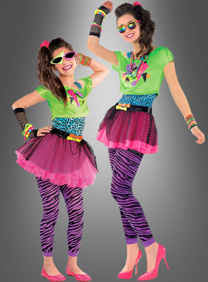 Neon Party Outfit Und 80er Jahre Klamotten Kostumpalast De