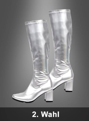 2. Wahl - Disco Stiefel silber 40 