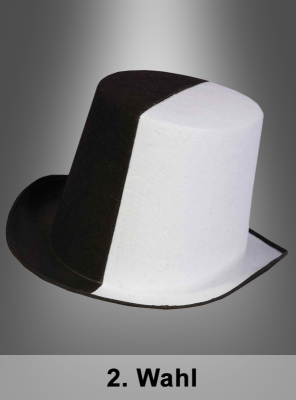 2. Chance Black and White Top Hat 