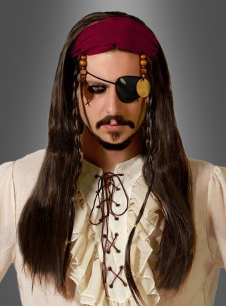 Pirate Wig with Scarf  Pirate Wig with Scarf