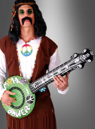 Aufblasbares Banjo für Hippies 