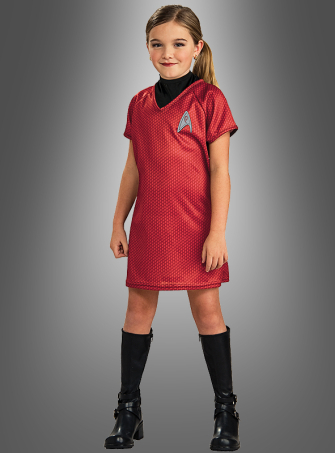 STAR TREK Uhura Kleid Kinderkostüm 
