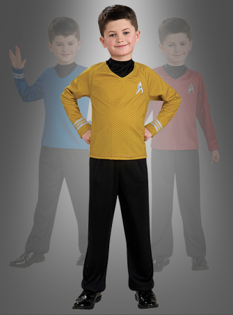 STAR TREK Captain Kirk gold Kinderkostüm 