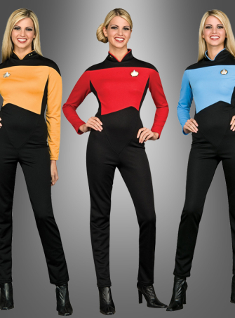STAR TREK Damen Anzug Next Generation rot 