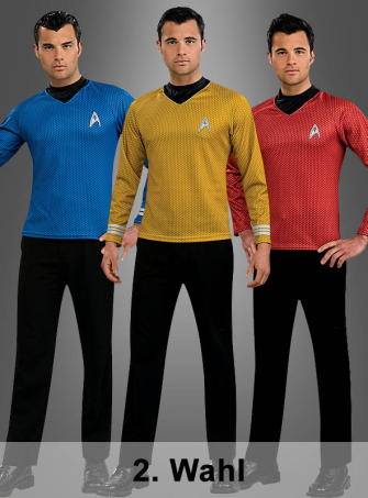 2. Wahl Star Trek Uniform neue Zeitlinie 