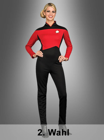 2. Wahl STAR TREK Damen Anzug Next Generation rot 