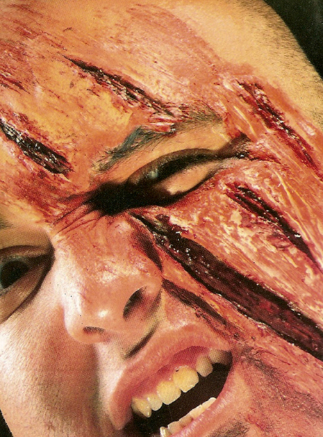 Aufgekratzte Latex Wunde Horror Theaterqualität Aufgekratzte Latex Wunde Horror Theaterqualität