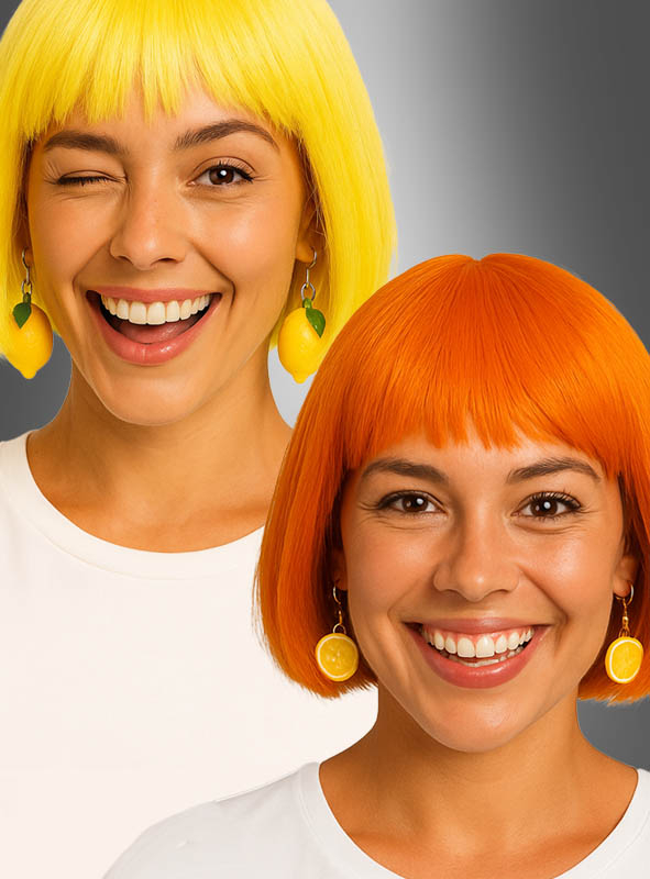 Earrings Lemon Slices or whole Fruits